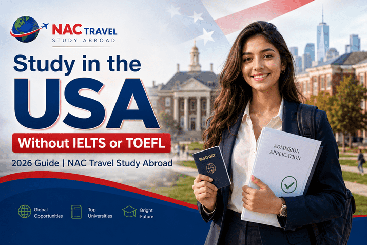 Study in USA Without IELTS or TOEFL in 2026: What Students Should Know